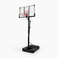 Portable Basketball Hoop Designed for Family Training, 6.6-10 Ft Height Adjustment, Heavy-Duty Steel Frame