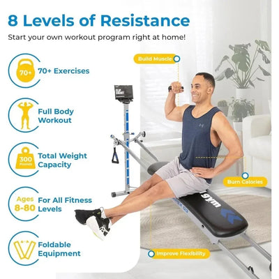 APEX Indoor Home Gym – Total Body Strength Training System
