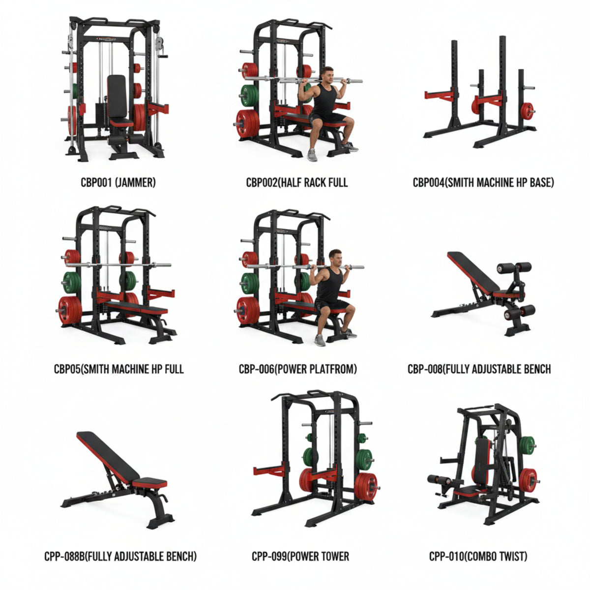 Fitness Equipment Strength Exercise Shoulder Press Smith Machine