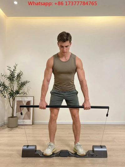 Foldable Aluminum Home Gym – Full Body Strength Trainer