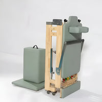 Pilates Reformer Machine Built for Full-Body Workouts, Foldable Rock Maple Frame, Multi-Level Springs, Padded Rests