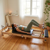 Foldable Pilates Reformer Pilates Machine Reformer Folding Pilates Reformer — Lifestyle