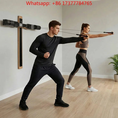 Foldable Aluminum Home Gym – Full Body Strength Trainer