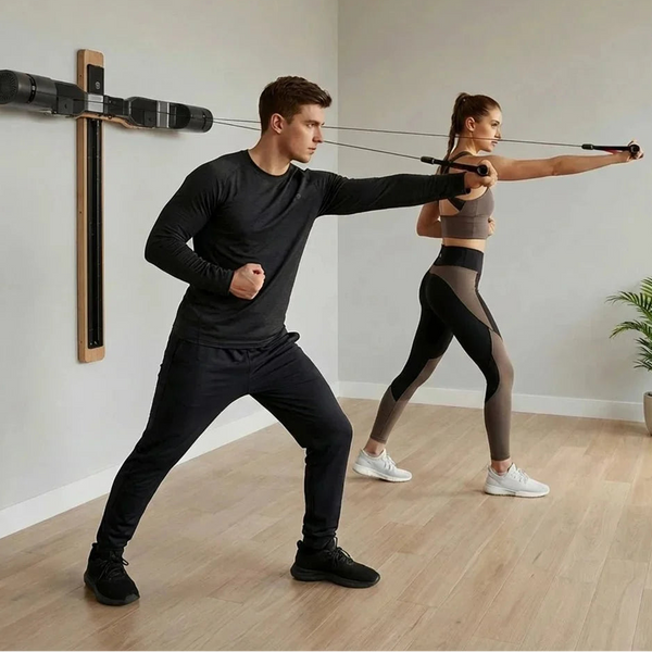 Foldable Aluminum Home Gym – Full Body Strength Trainer