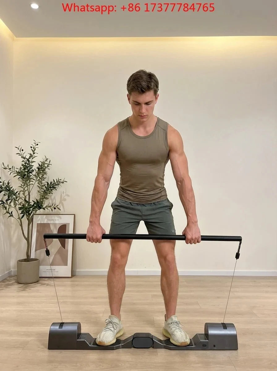 Foldable Aluminum Home Gym – Full Body Strength Trainer