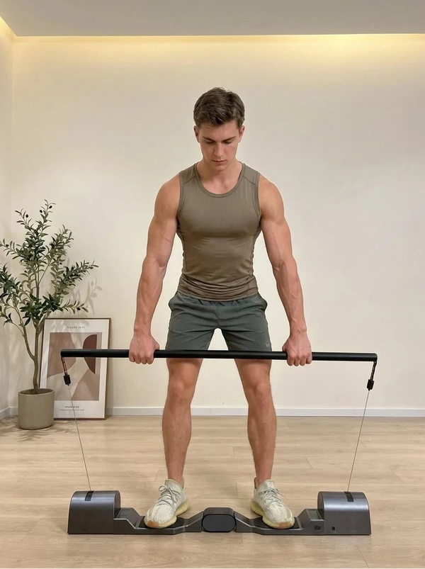 Foldable Aluminum Home Gym – Full Body Strength Trainer